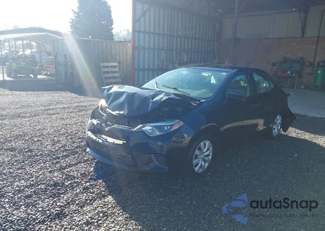 2016 Toyota Corolla Le z USA, uszkodzony, nr VIN 2T1BURHEXGC707222